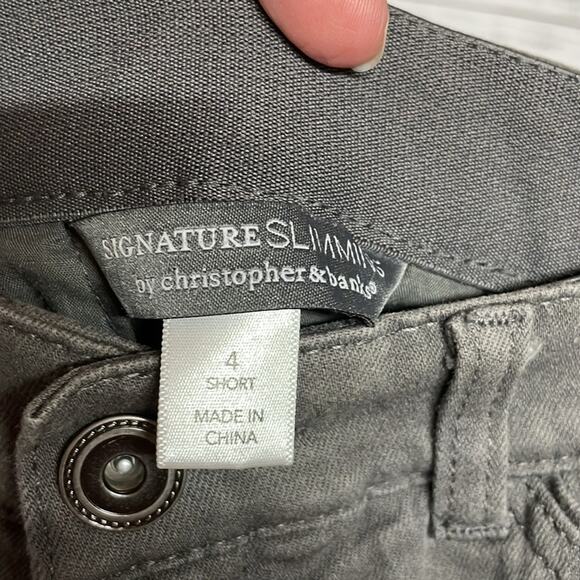 Christopher & Banks Signature Slimming Pants, 2 pair 4 Petite - Picture 8 of 9